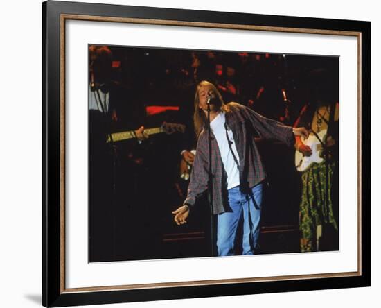 Lead Singer Axl Rose of the Rock Group Guns N' Roses-null-Framed Premium Photographic Print