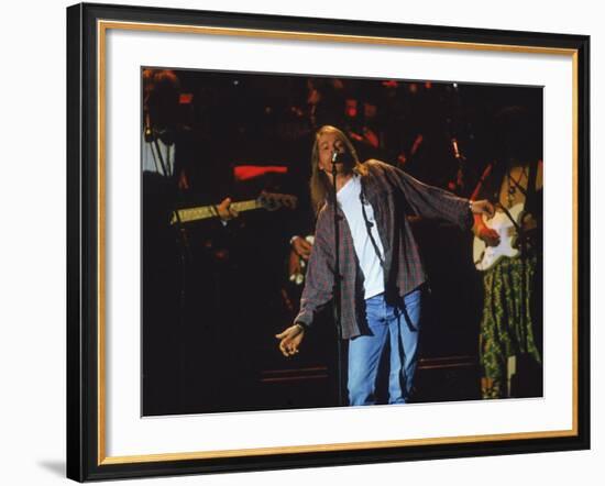 Lead Singer Axl Rose of the Rock Group Guns N' Roses-null-Framed Premium Photographic Print