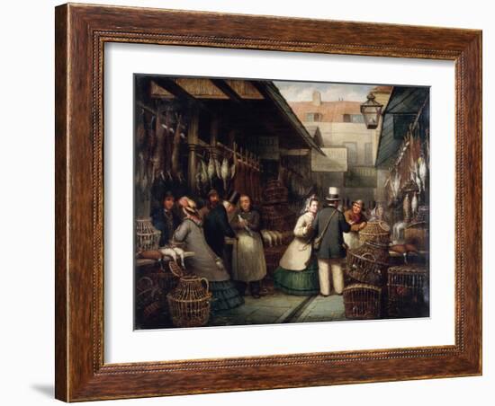 Leadenhall Market, London, 1865-Andries Scheerboom-Framed Giclee Print