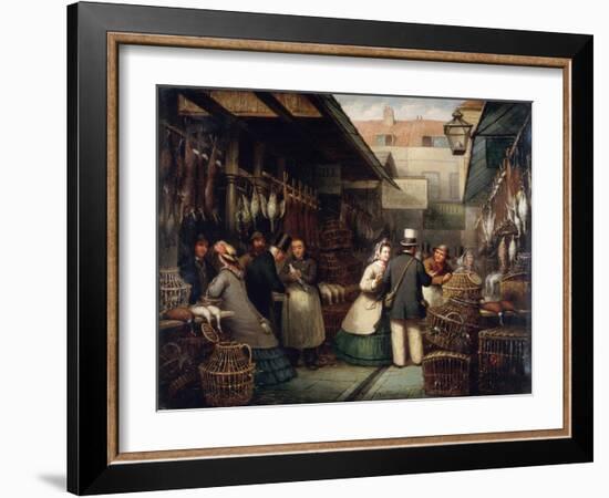 Leadenhall Market, London, 1865-Andries Scheerboom-Framed Giclee Print