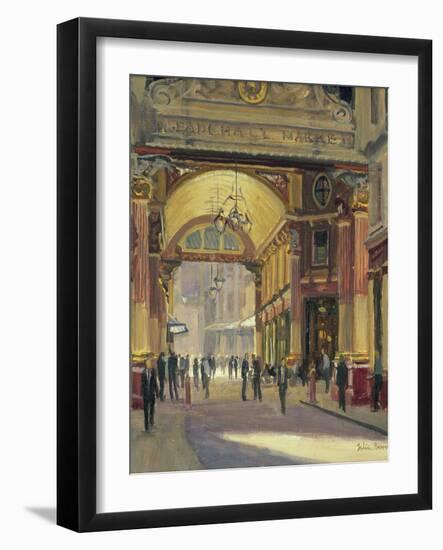 Leadenhall Market - the Crossroads-Julian Barrow-Framed Giclee Print