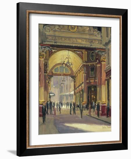 Leadenhall Market - the Crossroads-Julian Barrow-Framed Giclee Print