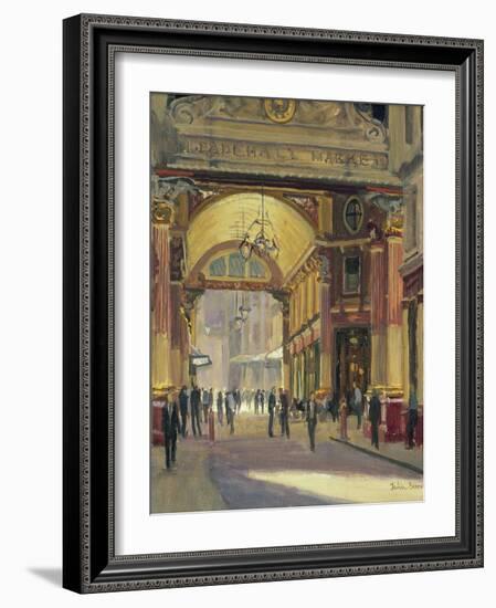 Leadenhall Market - the Crossroads-Julian Barrow-Framed Giclee Print