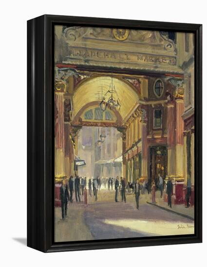 Leadenhall Market - the Crossroads-Julian Barrow-Framed Premier Image Canvas