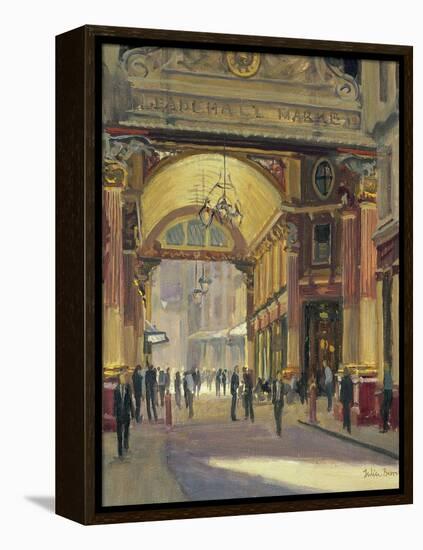 Leadenhall Market - the Crossroads-Julian Barrow-Framed Premier Image Canvas