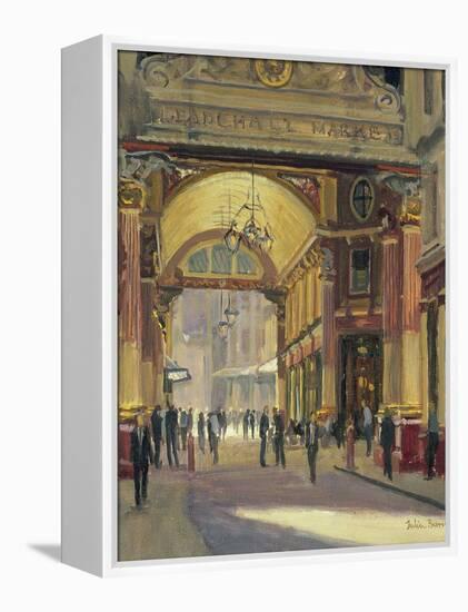 Leadenhall Market - the Crossroads-Julian Barrow-Framed Premier Image Canvas