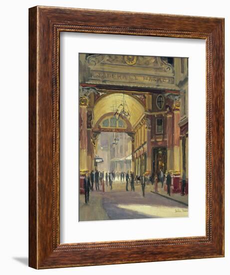 Leadenhall Market - the Crossroads-Julian Barrow-Framed Giclee Print