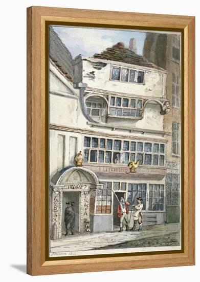 Leadenhall Street, City of London, 1811-John Nixon-Framed Premier Image Canvas