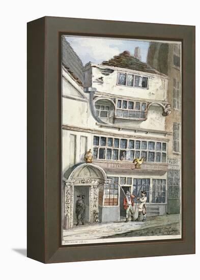 Leadenhall Street, City of London, 1811-John Nixon-Framed Premier Image Canvas