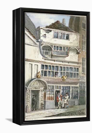 Leadenhall Street, City of London, 1811-John Nixon-Framed Premier Image Canvas
