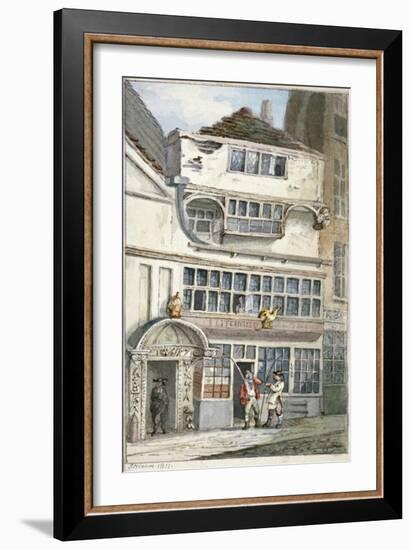 Leadenhall Street, City of London, 1811-John Nixon-Framed Giclee Print