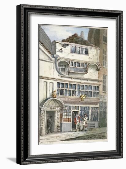 Leadenhall Street, City of London, 1811-John Nixon-Framed Giclee Print