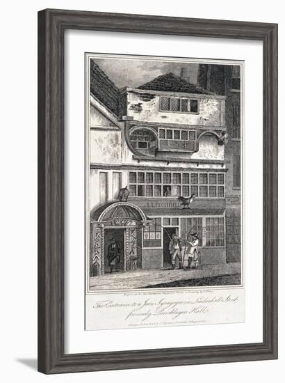 Leadenhall Street, London, 1811-John Nixon-Framed Giclee Print