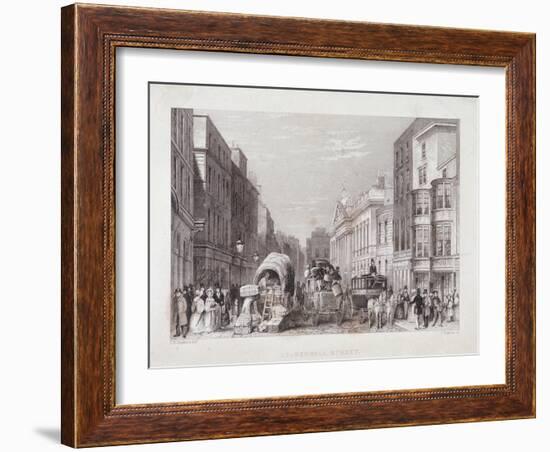Leadenhall Street, London, C1837-J Hopkins-Framed Giclee Print