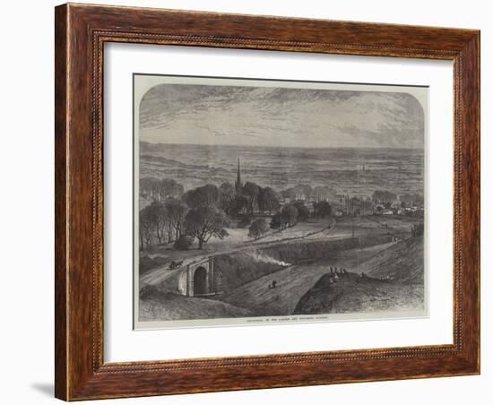 Leadenham, on the Lincoln and Honington Railway-Samuel Read-Framed Giclee Print