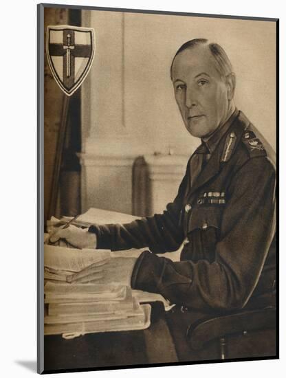 'Leader of Britain's Crusaders', 1942-Unknown-Mounted Photographic Print