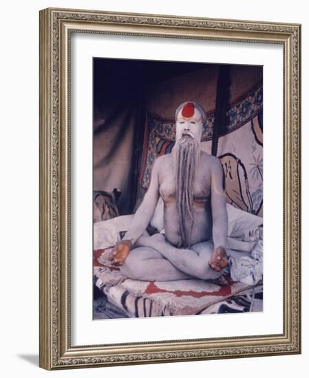 Leader of Sadhu Sect-Alfred Eisenstaedt-Framed Photographic Print