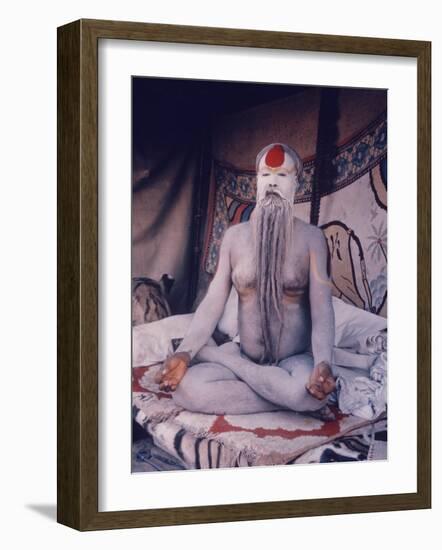 Leader of Sadhu Sect-Alfred Eisenstaedt-Framed Photographic Print