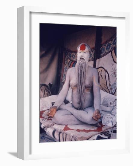 Leader of Sadhu Sect-Alfred Eisenstaedt-Framed Photographic Print