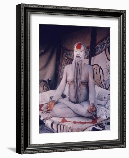 Leader of Sadhu Sect-Alfred Eisenstaedt-Framed Photographic Print