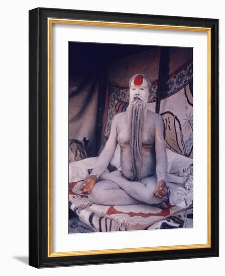 Leader of Sadhu Sect-Alfred Eisenstaedt-Framed Photographic Print