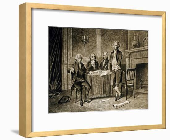 Leaders of the First Continental Congress, 1774, Published C.1894-Augustus Tholey-Framed Giclee Print