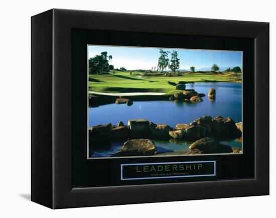 Leadership - Golf-Unknown Unknown-Framed Stretched Canvas