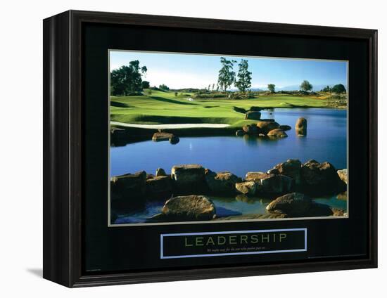 Leadership - Golf-Unknown Unknown-Framed Stretched Canvas