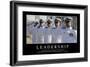 Leadership: Inspirational Quote and Motivational Poster-null-Framed Photographic Print