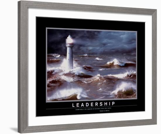 Leadership-null-Framed Art Print