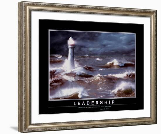 Leadership-null-Framed Art Print