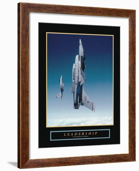 Leadership-null-Framed Art Print