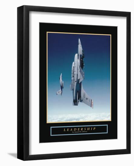 Leadership-null-Framed Art Print