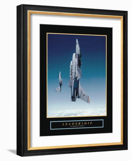 Leadership-null-Framed Art Print