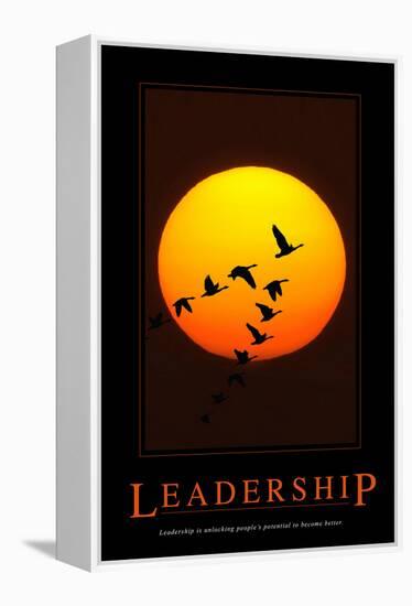 Leadership-null-Framed Stretched Canvas