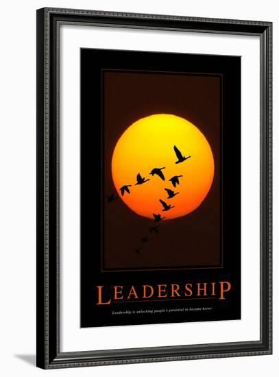 Leadership-null-Framed Art Print