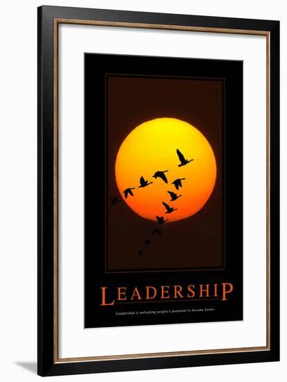 Leadership-null-Framed Art Print