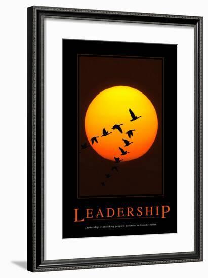 Leadership-null-Framed Art Print