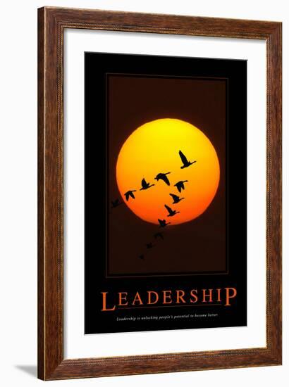 Leadership-null-Framed Art Print