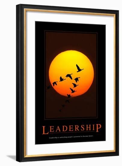 Leadership-null-Framed Art Print