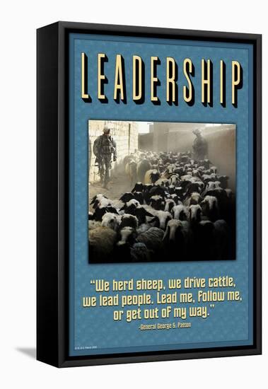 Leadership-Wilbur Pierce-Framed Stretched Canvas