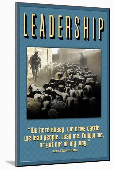 Leadership-Wilbur Pierce-Mounted Art Print