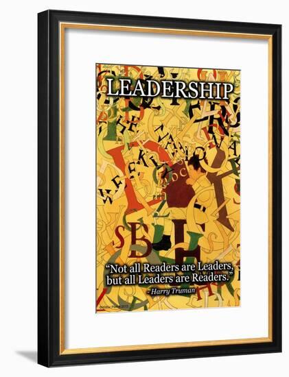 Leadership-Wilbur Pierce-Framed Art Print