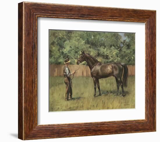 Leading Bahram-Lionel Edwards-Framed Premium Giclee Print