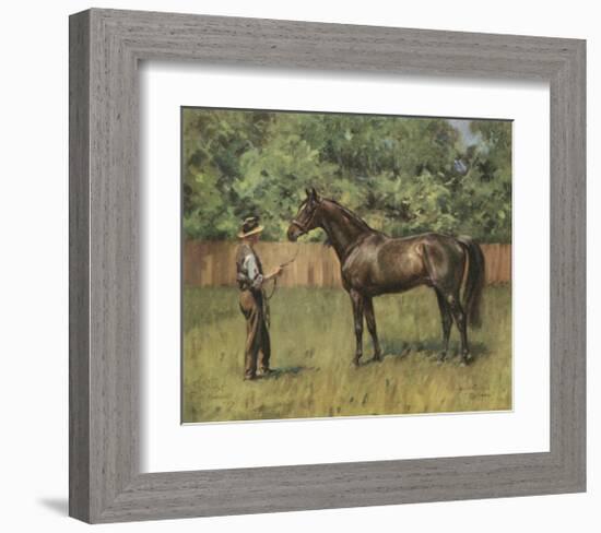 Leading Bahram-Lionel Edwards-Framed Premium Giclee Print