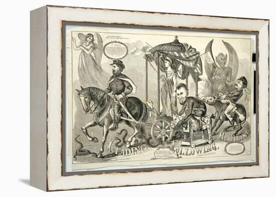 Leading, Following, Rebelling, 1864-null-Framed Premier Image Canvas