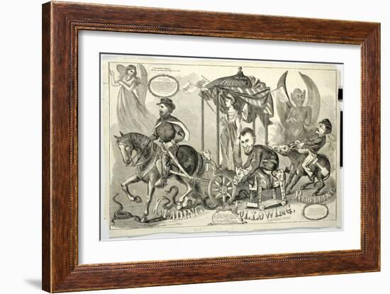Leading, Following, Rebelling, 1864-null-Framed Giclee Print