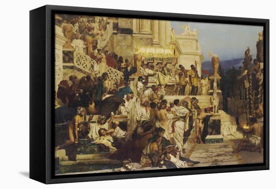 Leading Light of Christianity. Nero?S Torches, 1882-Henryk Siemiradzki-Framed Premier Image Canvas