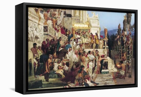 Leading Light of Christianity, Nero's Torches, 1882-Henryk Siemieradzki-Framed Premier Image Canvas