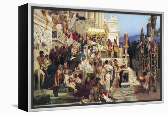 Leading Light of Christianity, Nero's Torches, 1882-Henryk Siemieradzki-Framed Premier Image Canvas